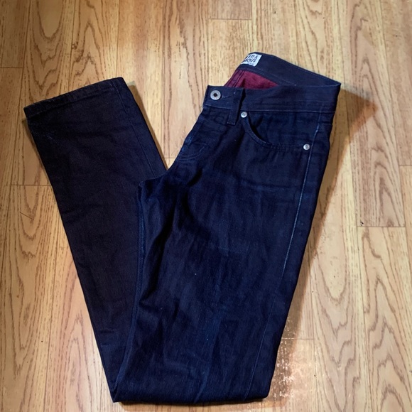 Naked & Famous Denim Denim - Naked & Famous Denim Women's Dark Blue Straight Jeans